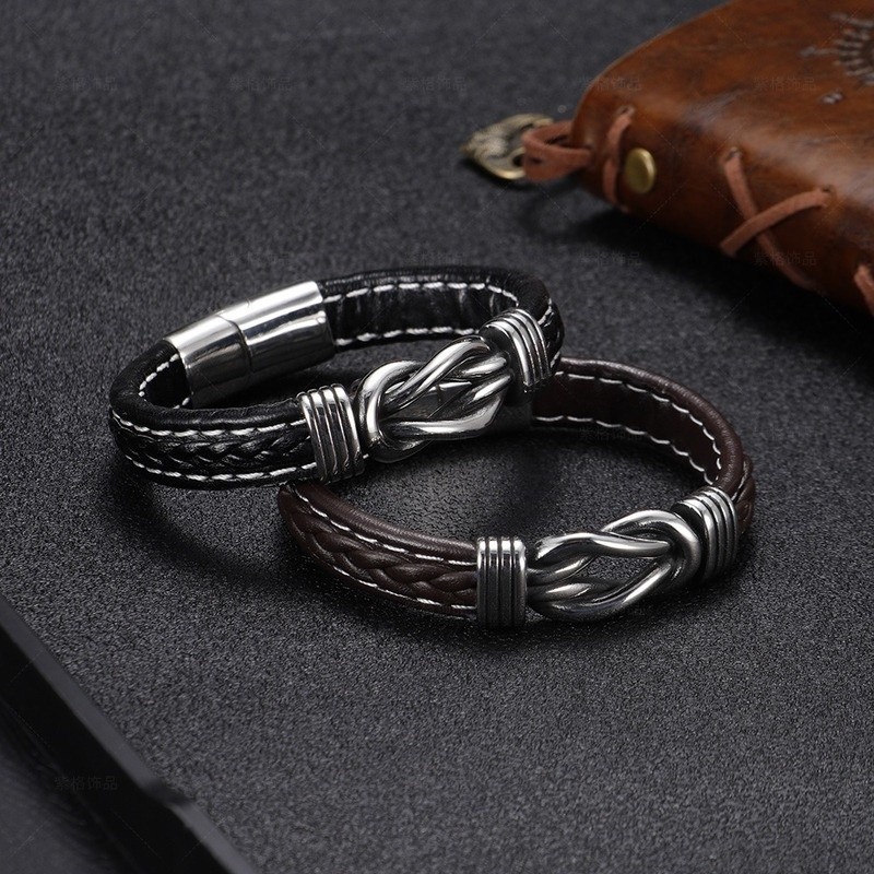 สร้อยข้อมือหนังถักสไตล์ชาติพัน - Men'S Ethnic Fashion Trends บทวิจารณ์และราคา