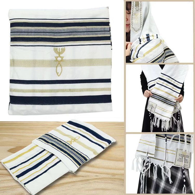 ผ้าคลุมไหล่สำหรับสวดมนต์แบบยิว - Ethnic Fabric บทวิจารณ์และราคา