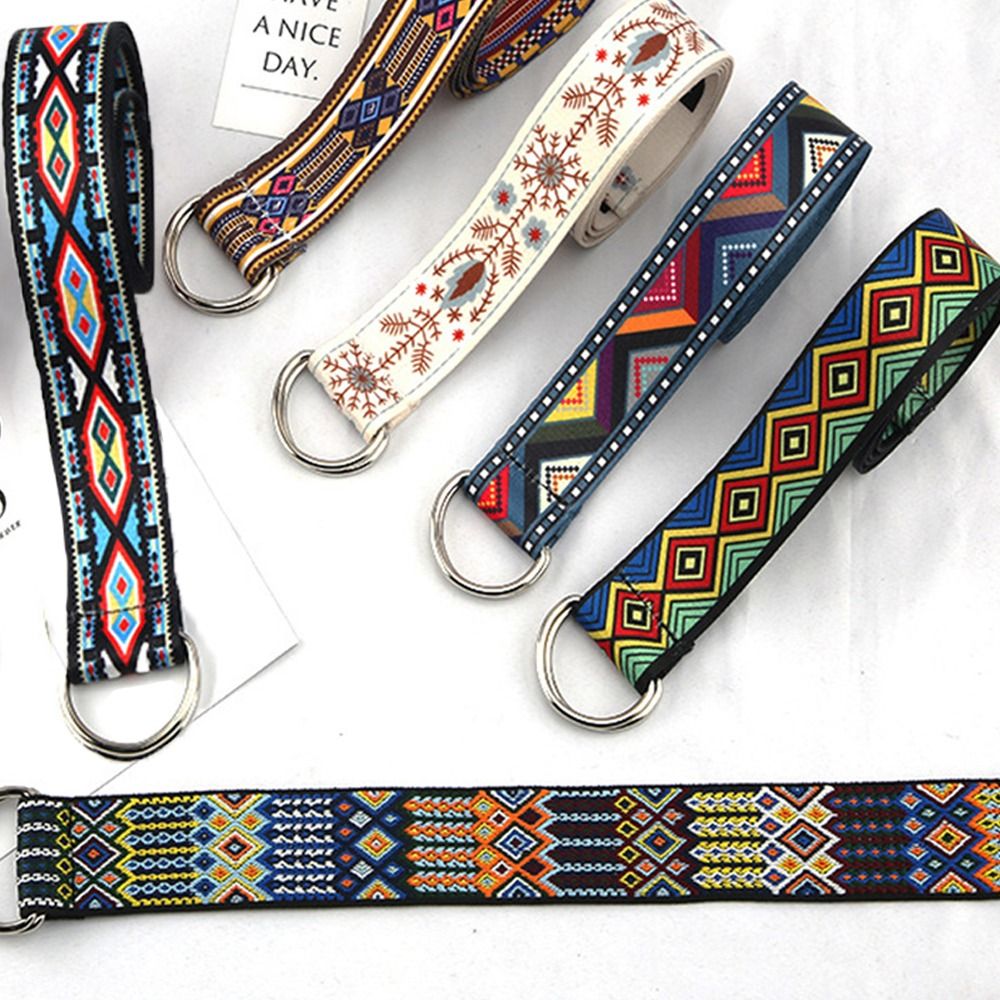 สายรัดเอวผ้าใบไนลอนถักคู่สำหรั - Men'S Ethnic Fashion Trends บทวิจารณ์และราคา