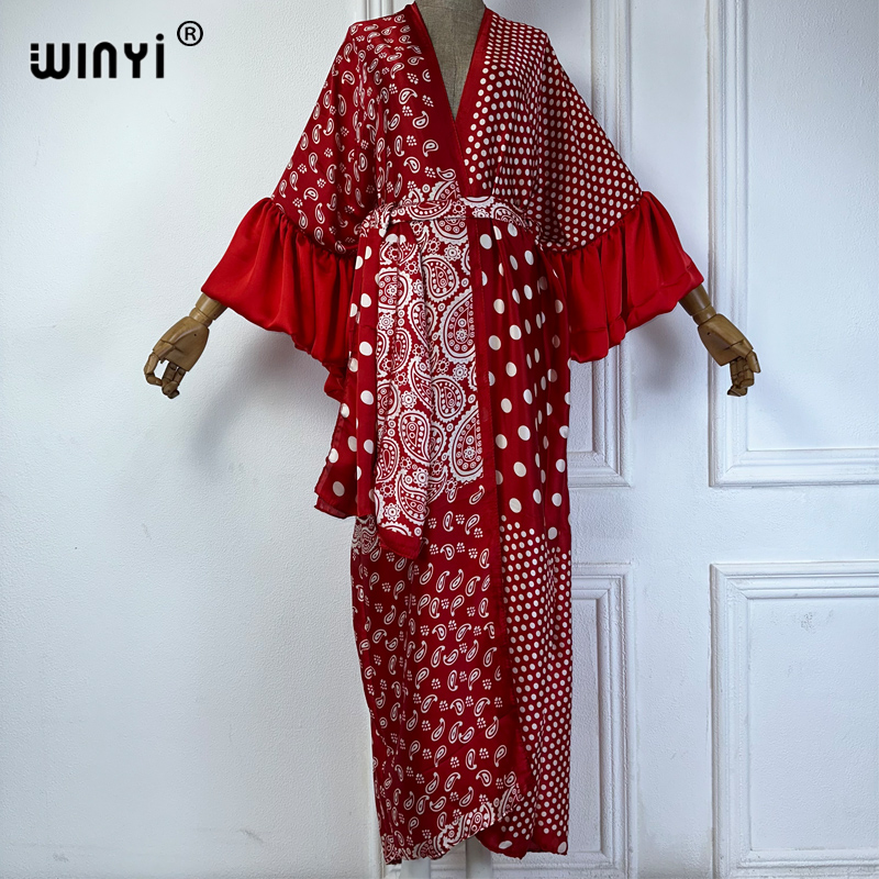 ชุดคลุมกิโมโนฤดูร้อน WINYI สำห - Kaftan Women Boho บทวิจารณ์และราคา