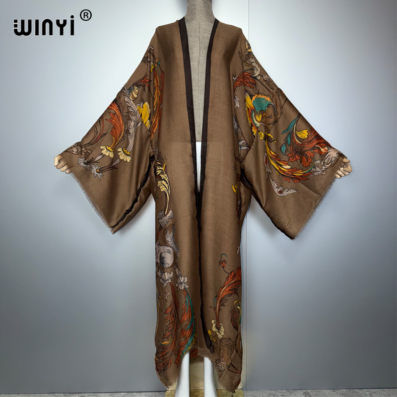 ชุดเดรสยาวสไตล์โบฮีเมียน WINYI - Kaftan Women Boho บทวิจารณ์และราคา