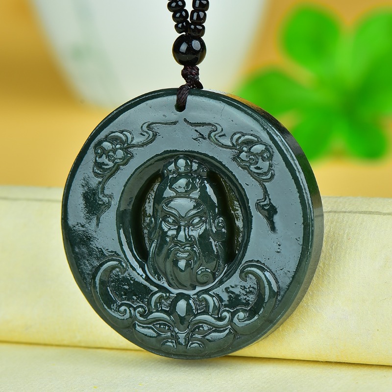 จี้หยกทรงกลมลายกวนกงสไตล์ชาติพ - Ethnic Fashion Brand บทวิจารณ์และราคา