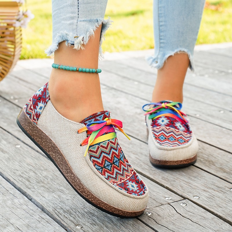 รองเท้าแฟชั่นผู้หญิงสไตล์โบฮีเ - Ethnic Fashion Walk บทวิจารณ์และราคา