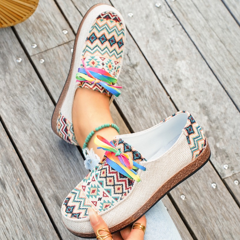 รองเท้าแฟชั่นผู้หญิงสไตล์โบฮีเ - Ethnic Fashion Walk บทวิจารณ์และราคา