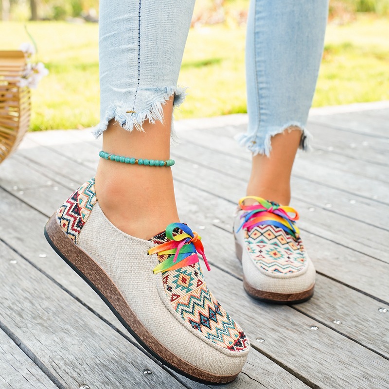 รองเท้าแฟชั่นผู้หญิงสไตล์โบฮีเ - Ethnic Fashion Walk บทวิจารณ์และราคา