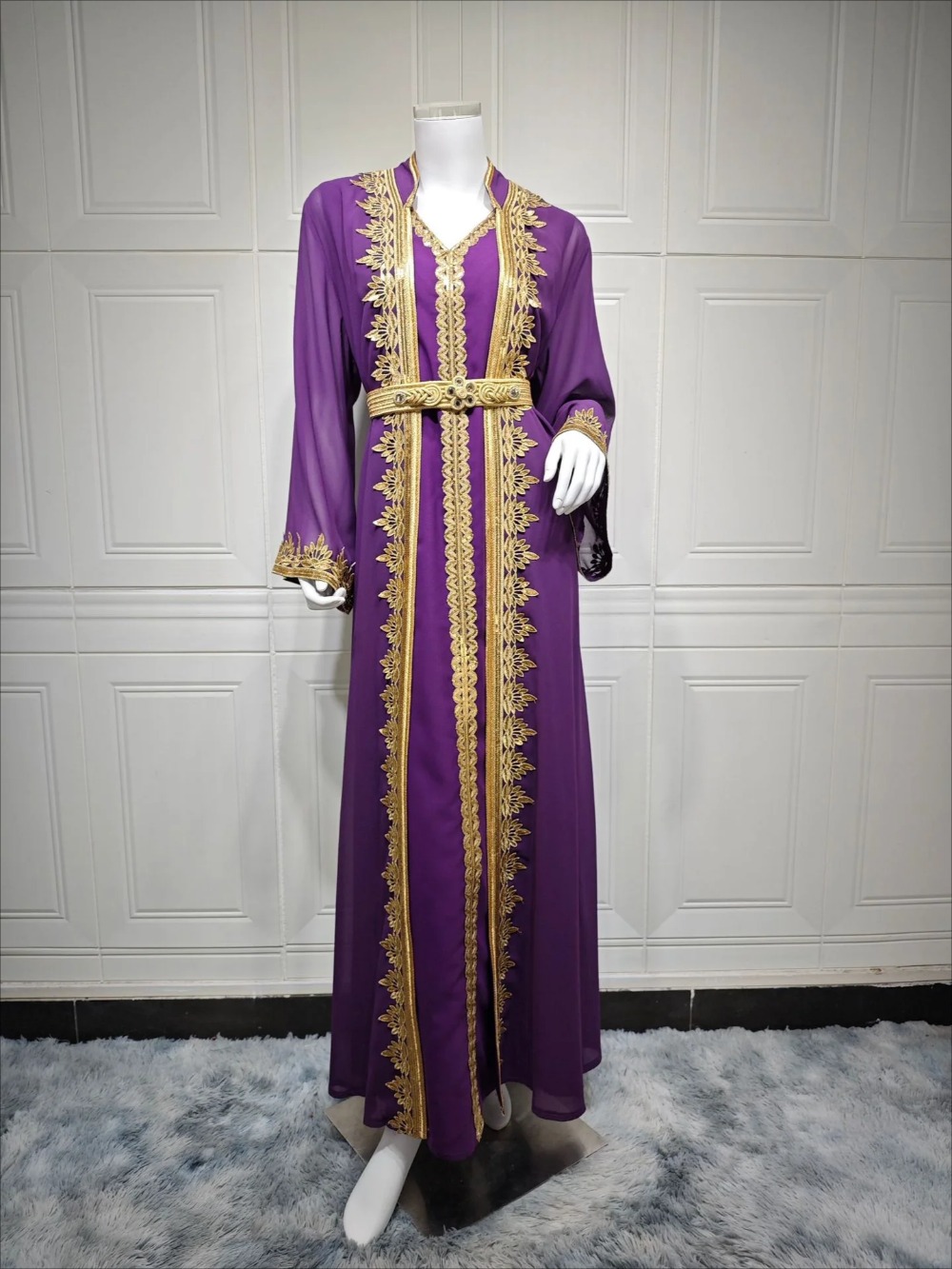 Eid ชุดเดรสปาร์ตี้มุสลิมหญิง j - Jalabiya Women Arabic บทวิจารณ์และราคา