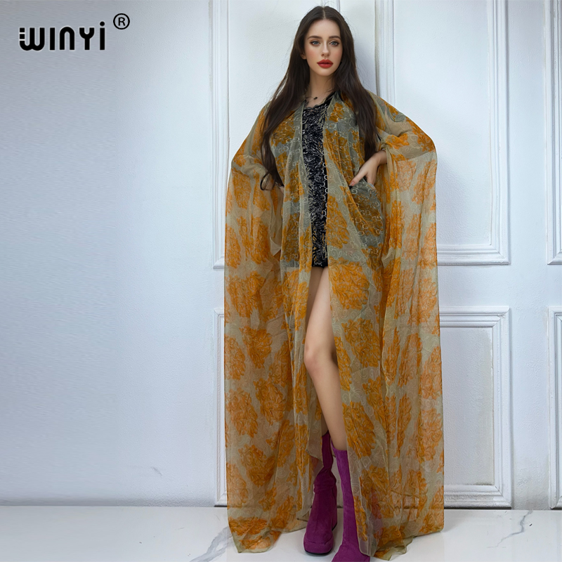 WINYI Maxiกิโมโนฤดูร้อนมุมมองเ - Kaftan Women Boho บทวิจารณ์และราคา