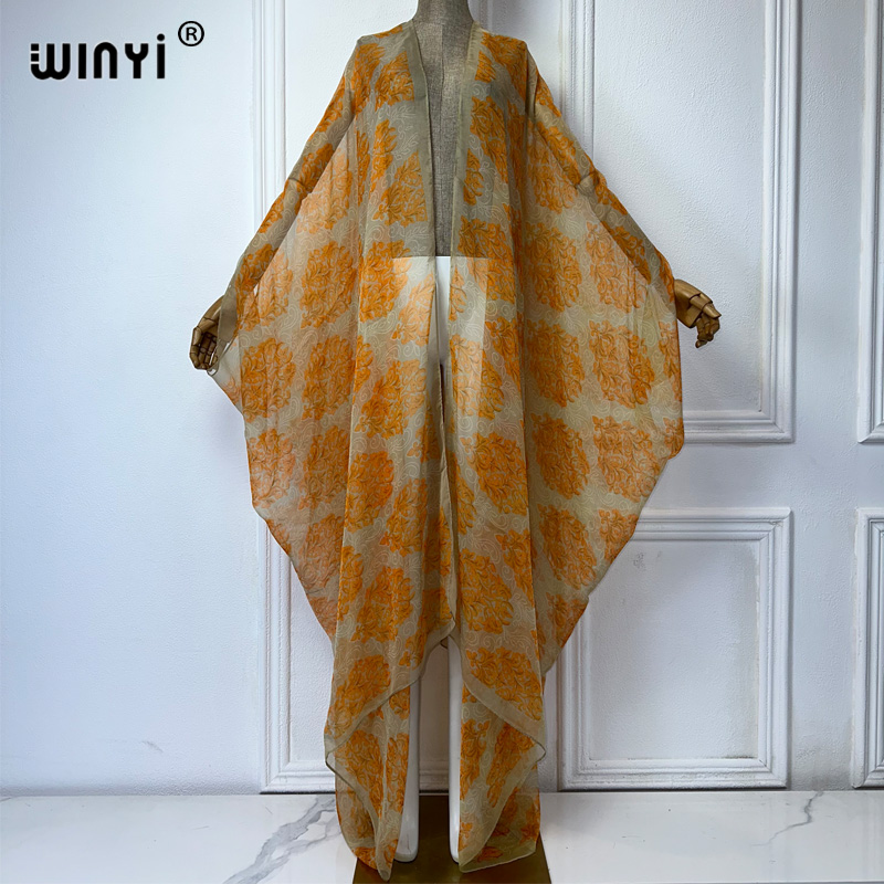 WINYI Maxiกิโมโนฤดูร้อนมุมมองเ - Kaftan Women Boho บทวิจารณ์และราคา