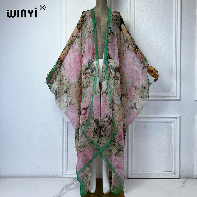 WINYI Maxiกิโมโนฤดูร้อนมุมมองเ - Kaftan Women Boho บทวิจารณ์และราคา