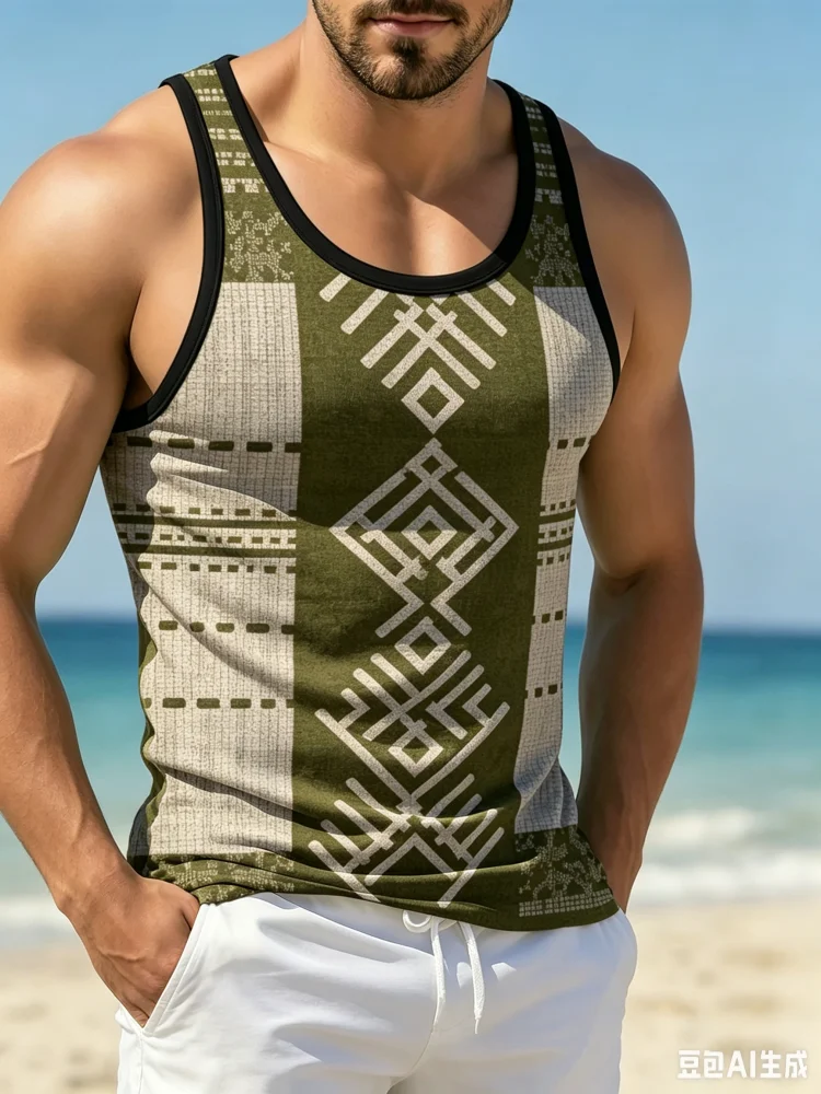 เสื้อกล้ามผู้ชายสไตล์วินเทจลาย - Men'S Ethnic Fashion Trends บทวิจารณ์และราคา