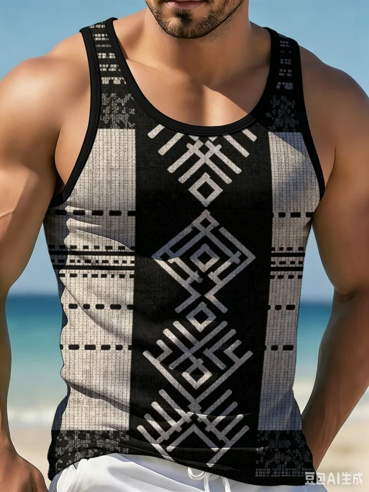 เสื้อกล้ามผู้ชายสไตล์วินเทจลาย - Men'S Ethnic Fashion Trends บทวิจารณ์และราคา