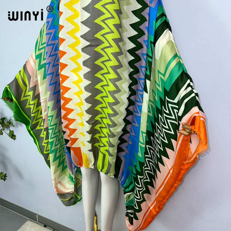 WINYI ชุดเดรสยาวเซ็กซี่สำหรับผ - Kaftan Women Boho บทวิจารณ์และราคา