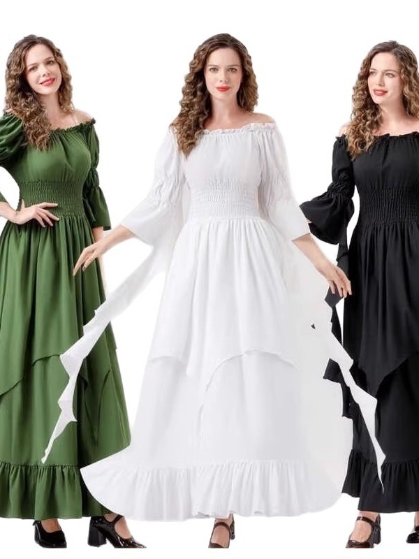 ชุดเต้นรำฮาโลวีนสไตล์ยุคกลาง ช - Ethnic Fashion Trends 2026 บทวิจารณ์และราคา