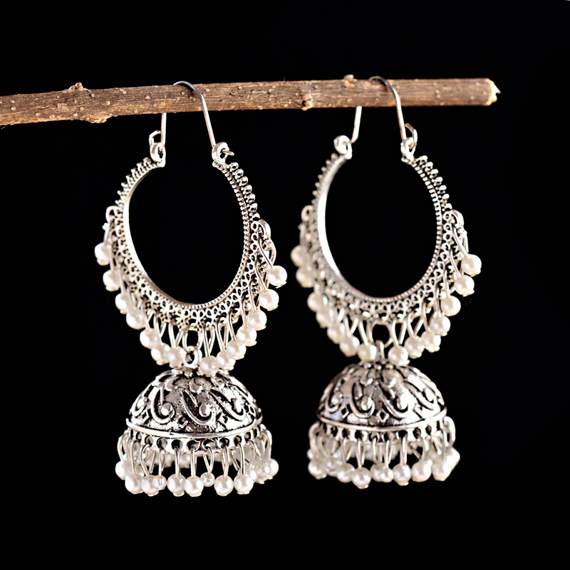 ใหม่อินเดีย Jhumka เครื่องประด - Ethnic Fashion India บทวิจารณ์และราคา